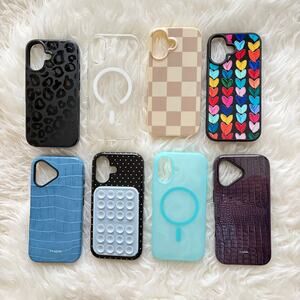 Assorted iPhone 17 Cases, Casely, Fragola, Octobuddy, and more